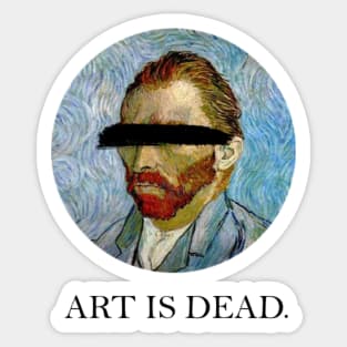 Art Is Dead Sticker
